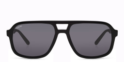 EYE'M Kids Aviator Sunglasses in Black – Product Photo 1