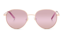 نظارة شمسية بإطار دائري للأطفال من EYE'M بلون ذهبي - صورة المنتج 1