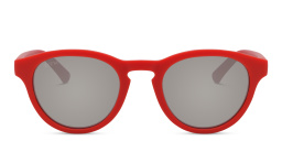 EYE'M Kids Round Sunglasses in Red – Product Photo 1