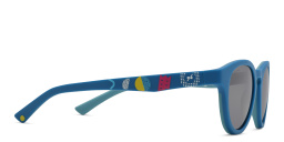 Shop EYE'M Kids Round Sunglasses in Blue online.