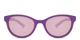 EYE'M Kids Cat Eye Sunglasses in Purple – Product Photo 1