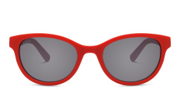 EYE'M Kids Cat Eye Sunglasses in Red – Product Photo 1