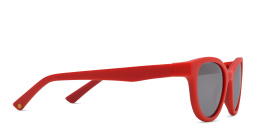 EYE'M Kids Cat Eye Sunglasses in Red – Product Photo 3