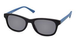EYE'M Kids Rectangle Sunglasses in Black – Product Photo 2
