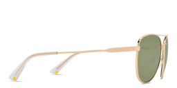 EYE'M Kids Aviator Sunglasses in Gold – Product Photo 3