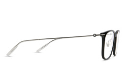Shop MONTBLANC Square Eyeglasses in Black online.