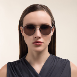 Shop Maui Jim Waterfront Unisex Round Sunglasses in Gunmetal online.