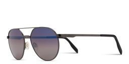 Maui Jim Waterfront Unisex Round Sunglasses in Gunmetal – Product Photo 2