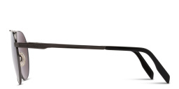Maui Jim Waterfront Unisex Round Sunglasses in Gunmetal – Product Photo 4