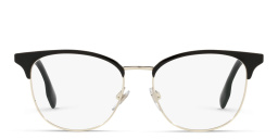 BURBERRY Square Eyeglasses in Light Gold/Black – Product Photo 1