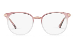 Shop Dolce & Gabbana Panthos Eyeglasses in Clear online.