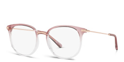 Shop Dolce & Gabbana Panthos Eyeglasses in Clear online.