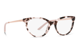 PRADA Round Eyeglasses in Orchid Tortoise – Product Photo 4