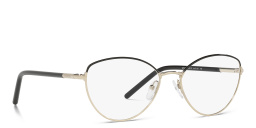 PRADA Wide Cat Eye Eyeglasses in Gold – Product Photo 4