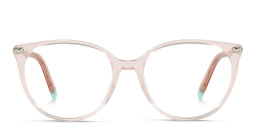 TIFFANY Wheat Leaf Panthos Eyeglasses in Transparent Nude – Product Photo 1