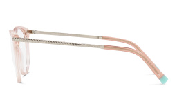 TIFFANY Wheat Leaf Panthos Eyeglasses in Transparent Nude – Product Photo 3