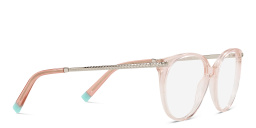 TIFFANY Wheat Leaf Panthos Eyeglasses in Transparent Nude – Product Photo 4