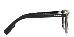 نظارة طبية مربعة كبيرة من بربري بلون أسود - صورة المنتج 3