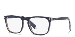 BURBERRY Bolton Square Eyeglasses in Blue – Product Photo 2