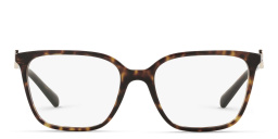 BVLGARI Rectangle Eyeglasses in Havana – Product Photo 1