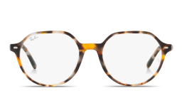 Shop Ray-Ban Thalia Unisex Square Eyeglasses in Brown online.