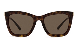 BVLGARI Rectangle Sunglasses in Brown – Product Photo 1