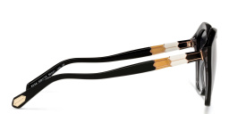 BVLGARI Irregular Sunglasses in Black Gradient Grey – Product Photo 3