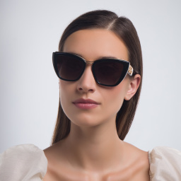 Dolce & Gabbana Cat Eye Sunglasses in Black – Product Photo 5