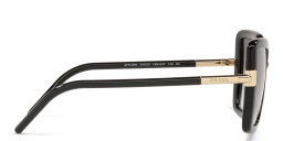 نظارة شمسية بإطار كات آي من برادا بلون أسود - صورة المنتج 3