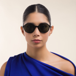 Shop Ray-Ban Thalia Unisex Square Sunglasses in Black online.