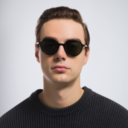 Shop Ray-Ban Thalia Unisex Square Sunglasses in Black online.