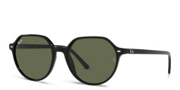 Shop Ray-Ban Thalia Unisex Square Sunglasses in Black online.