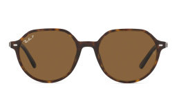 Ray-Ban Thalia Unisex Irregular Sunglasses in Havana – Product Photo 1