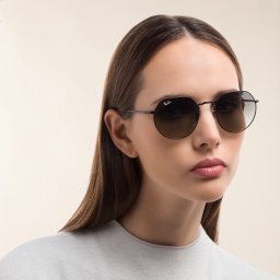 Ray-Ban Jack Unisex Irregular Sunglasses in Black – Product Photo 5