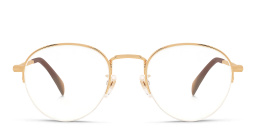 DAVID BECKHAM Round Eyeglasses in Gold – Product Photo 1