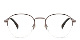 Round Eyeglasses من ديفيد بيكهام بلون روثينيوم داكن - صورة المنتج 1