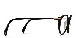 DAVID BECKHAM Round Eyeglasses in Black – Product Photo 3