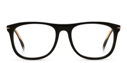 DAVID BECKHAM Rectangle Eyeglasses in Black – Product Photo 1