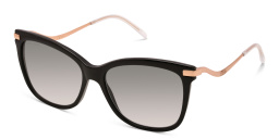 JIMMY CHOO Steff/S Rimless Cat Eye Sunglasses in Black – Product Photo 2