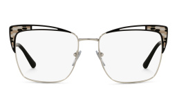 BVLGARI Cat-Eye Eyeglasses in Black – Product Photo 1