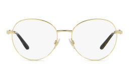 Dolce & Gabbana Round Eyeglasses in Gold – Product Photo 1
