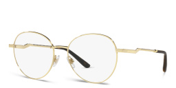 Dolce & Gabbana Round Eyeglasses in Gold – Product Photo 2