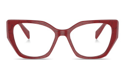 PRADA Logo Signature Irregular Eyeglasses in Etruscan Marble – Product Photo 1