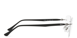 Shop Ray-Ban Unisex Rimless Rectangle Eyeglasses in Gunmetal online.