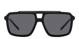 Shop Dolce & Gabbana Square Sunglasses in Black online.