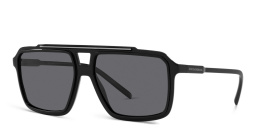 Shop Dolce & Gabbana Square Sunglasses in Black online.