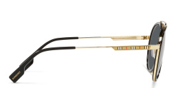 Shop BURBERRY Pilot Sunglasses in Gold online.