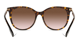 Shop BURBERRY Cat Eye Sunglasses in Dark Havana online.