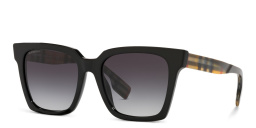 BURBERRY Square Sunglasses in Black – Product Photo 2