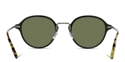 GIORGIO ARMANI Round Sunglasses in Black – Product Photo 4